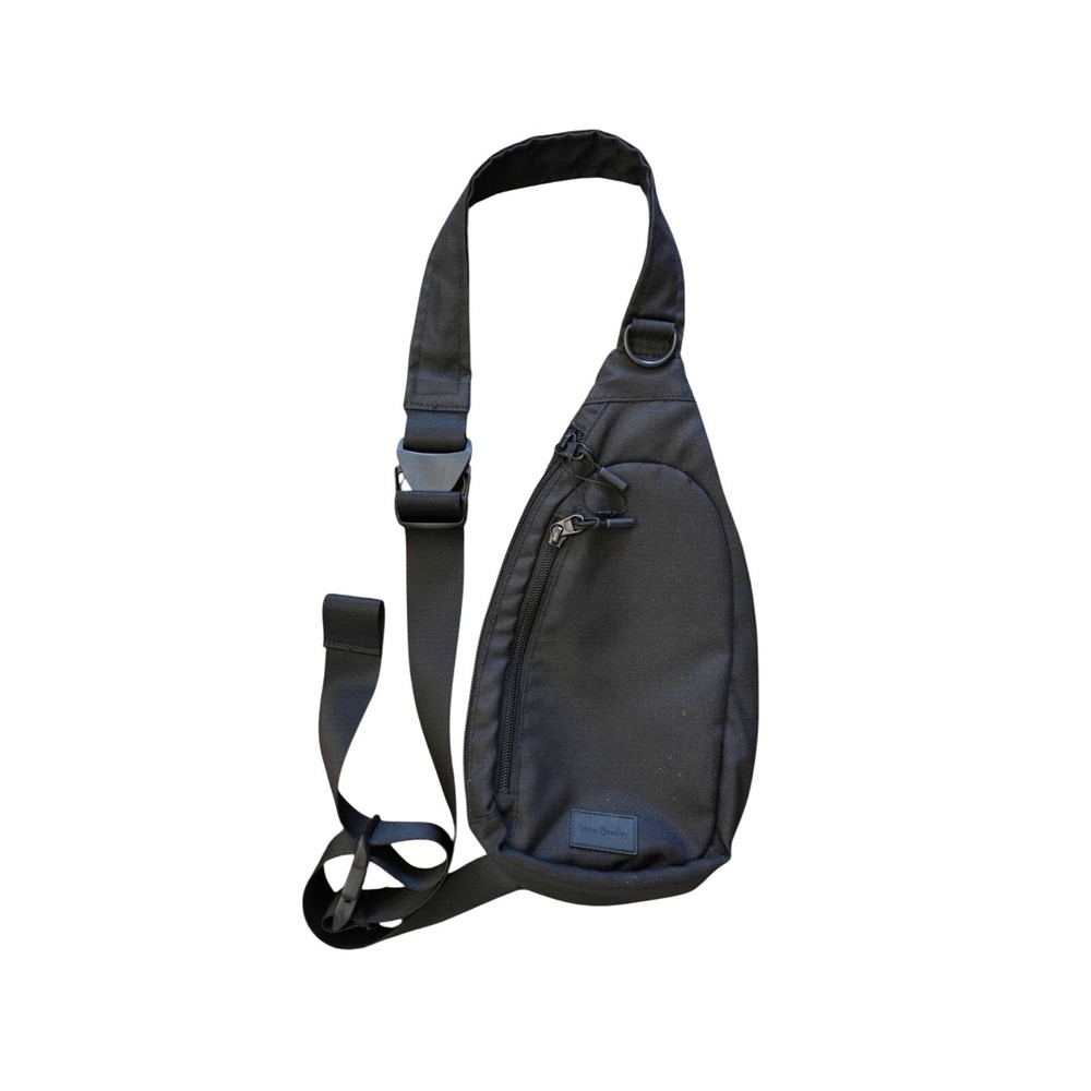 Vera Bradley Essential Sling Backpack All Black